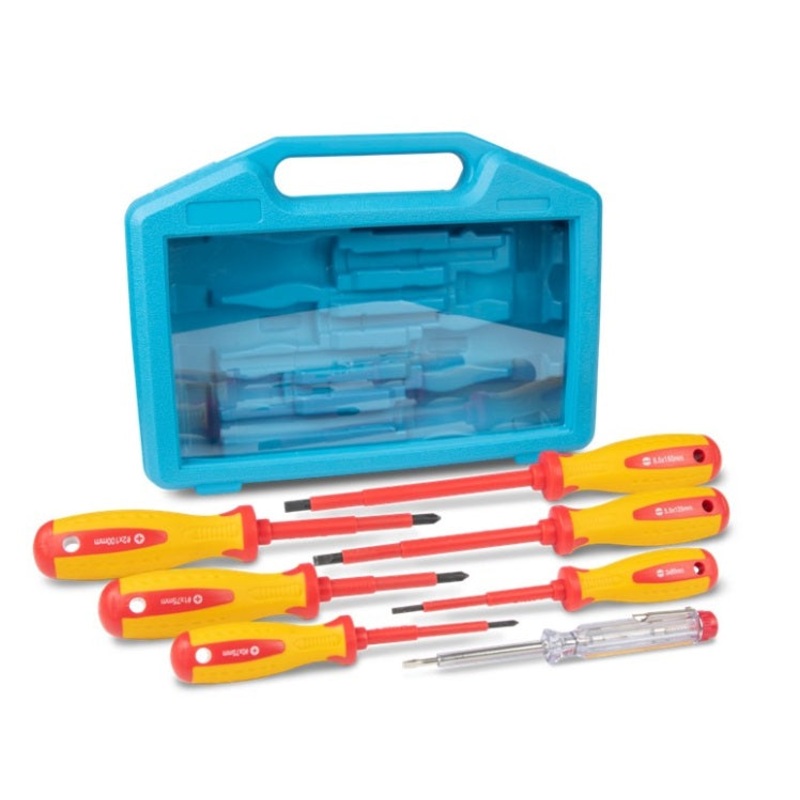 Ancor 7pc Screwdriver Set with Case, Insulated